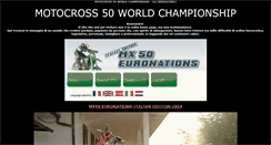 Desktop Screenshot of motocross50.it